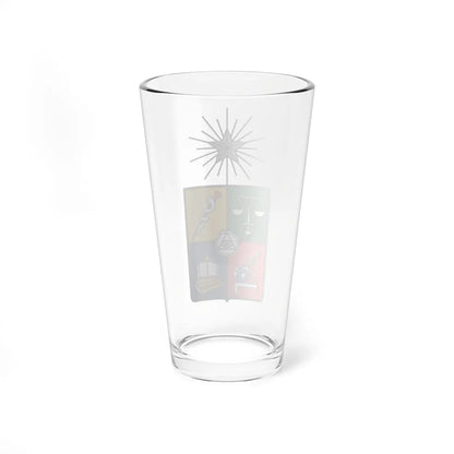 Coat of arms of the University of Chile (Chile) (Coat of Arms) Pint Glass 16oz - Go Mug Yourself
