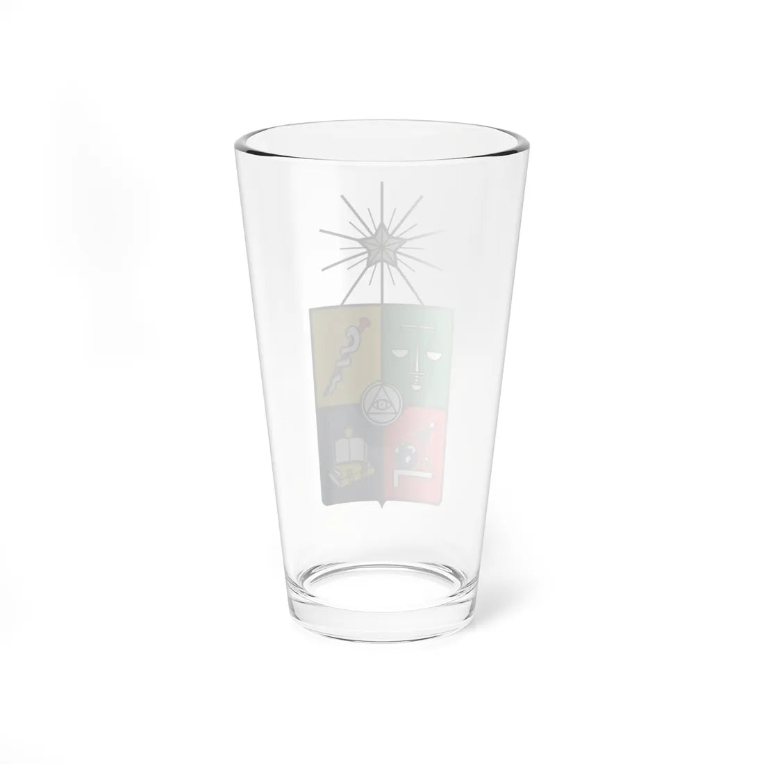 Coat of arms of the University of Chile previous official version (Chile) (Coat of Arms) Pint Glass 16oz - Go Mug Yourself