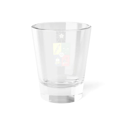 Coat of arms of the University of Chile previous official version (Chile) (Coat of Arms) Shot Glass 1.5oz - Go Mug Yourself