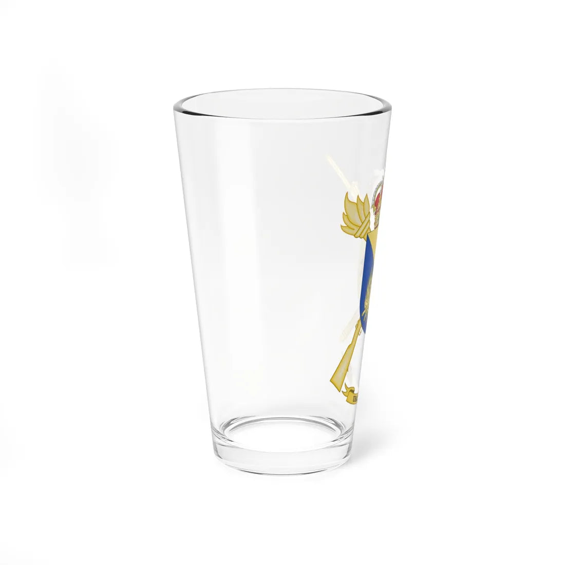 Coat of Arms of the USAC Aizoáin (Spain) (Coat of Arms) Pint Glass 16oz - Go Mug Yourself