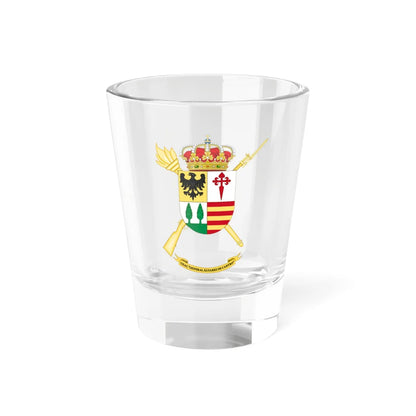 Coat of Arms of the USAC General Álvarez de Castro (Spain) (Coat of Arms) Shot Glass 1.5oz 1.5oz - Go Mug Yourself