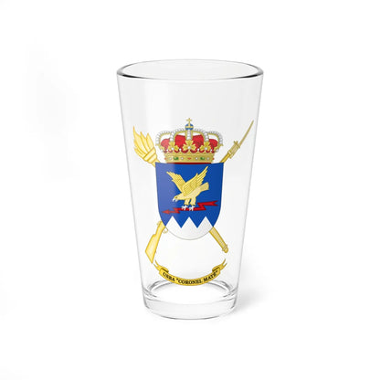 Coat of Arms of the USBA Coronel Maté (Spain) (Coat of Arms) Pint Glass 16oz 16oz - Go Mug Yourself