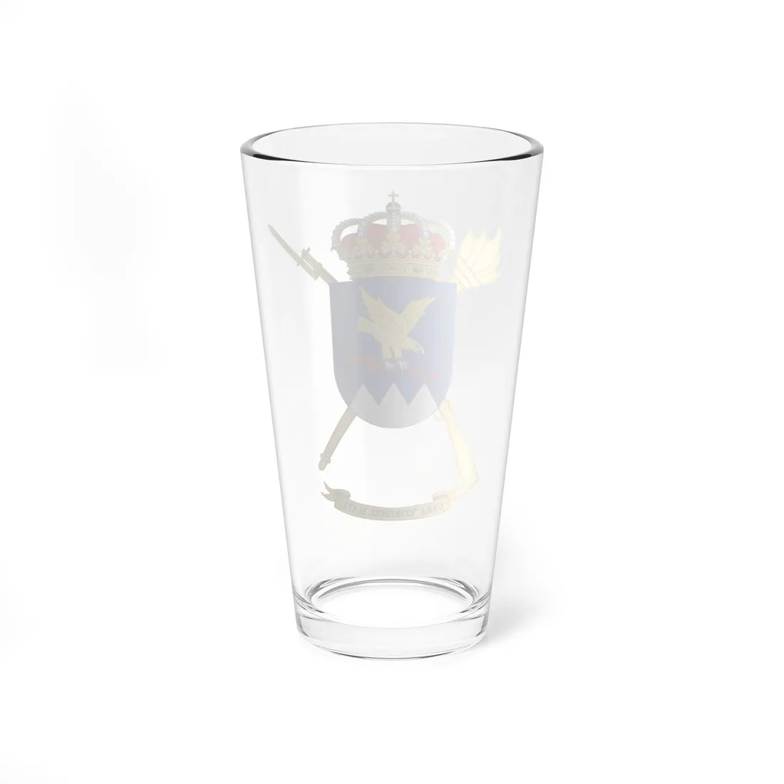 Coat of Arms of the USBA Coronel Maté (Spain) (Coat of Arms) Pint Glass 16oz - Go Mug Yourself