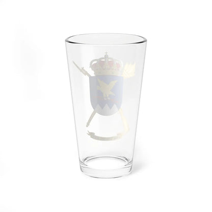 Coat of Arms of the USBA Coronel Maté (Spain) (Coat of Arms) Pint Glass 16oz - Go Mug Yourself
