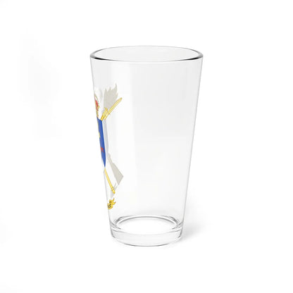 Coat of Arms of the USBA Coronel Maté (Spain) (Coat of Arms) Pint Glass 16oz - Go Mug Yourself