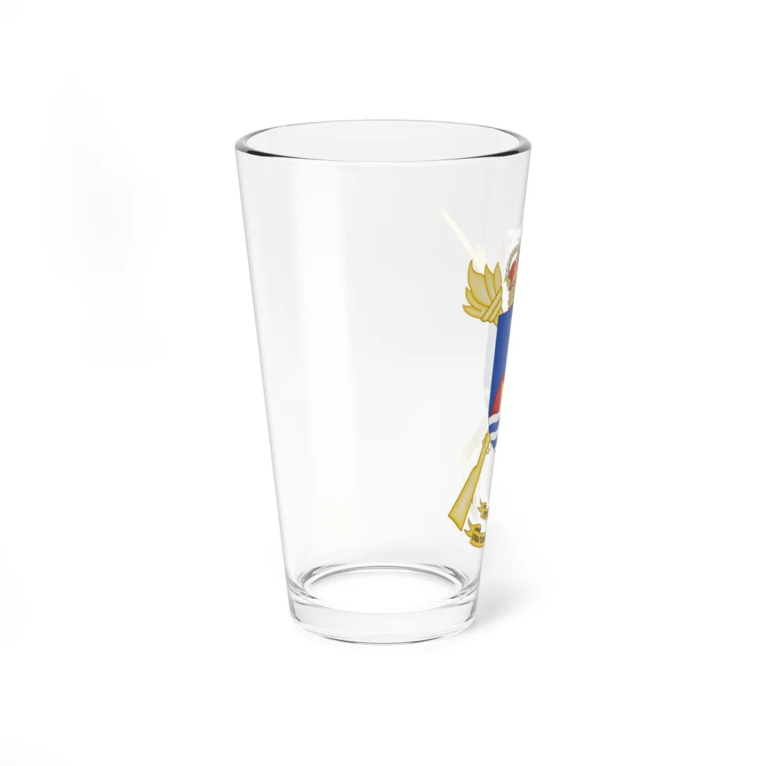 Coat of Arms of the USBA General Alemán Ramírez (Spain) (Coat of Arms) Pint Glass 16oz - Go Mug Yourself