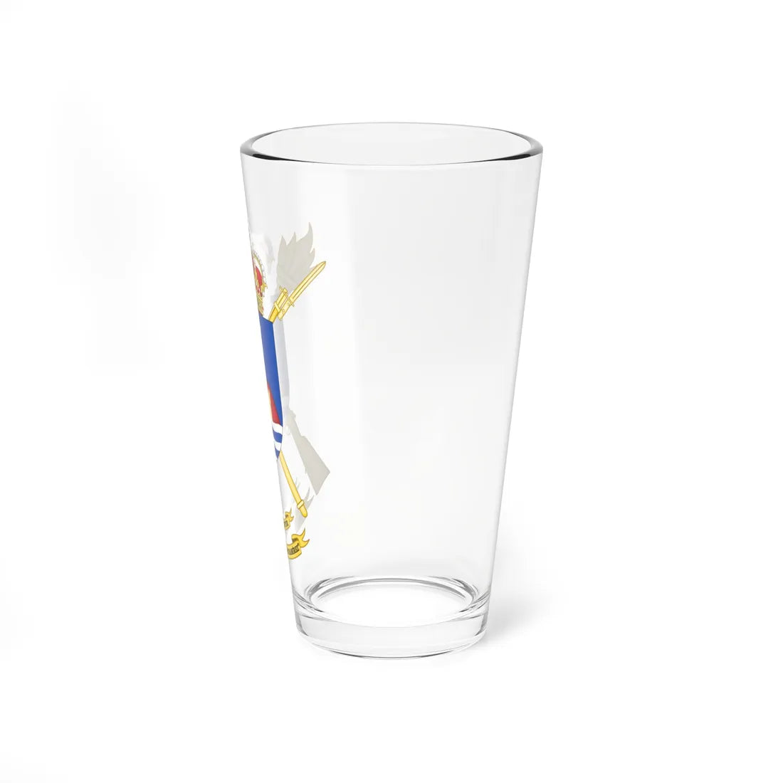 Coat of Arms of the USBA General Alemán Ramírez (Spain) (Coat of Arms) Pint Glass 16oz - Go Mug Yourself