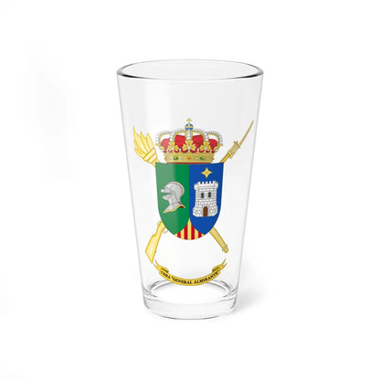 Coat of Arms of the USBA General Almirante (Spain) (Coat of Arms) Pint Glass 16oz 16oz - Go Mug Yourself