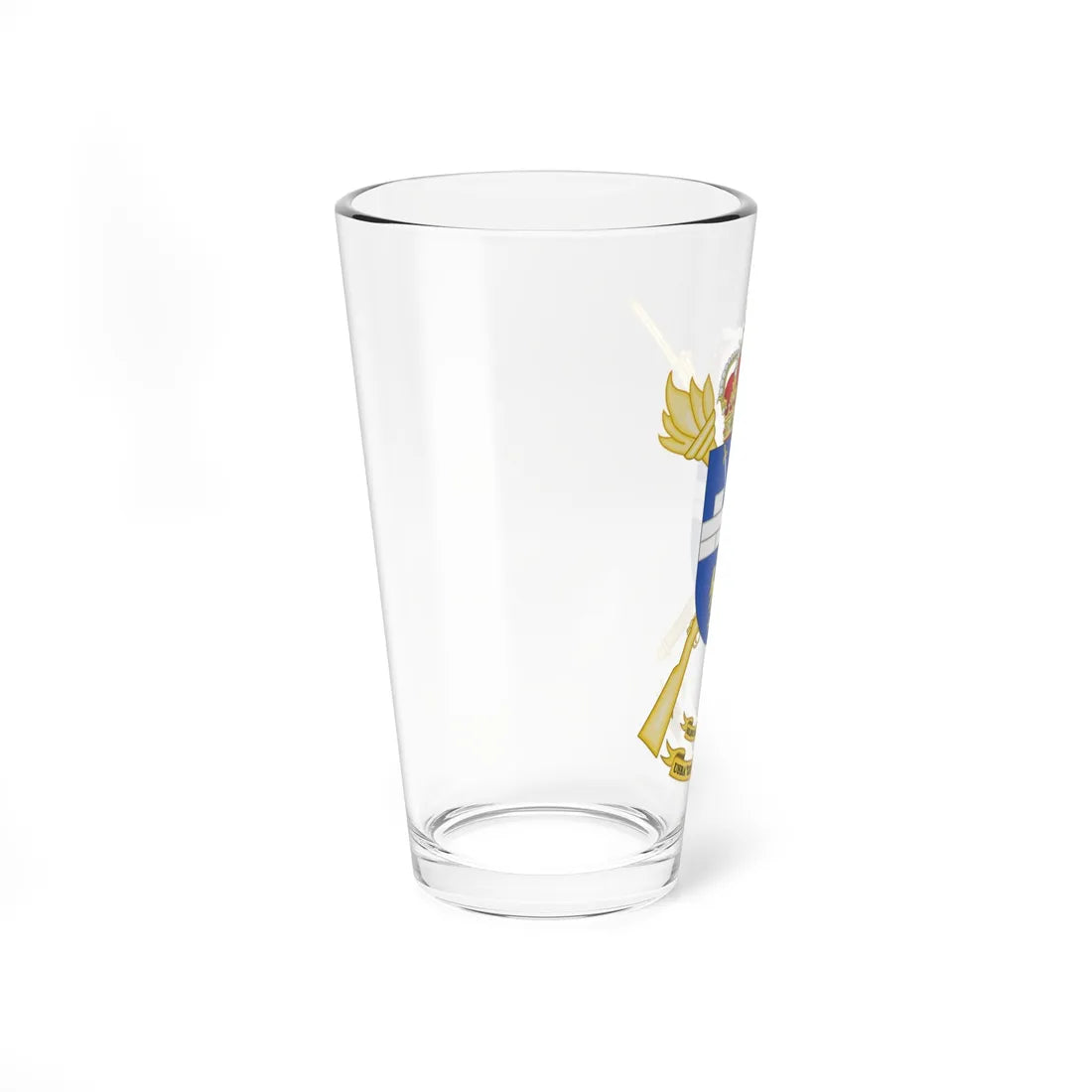 Coat of Arms of the USBA General Menacho (Spain) (Coat of Arms) Pint Glass 16oz - Go Mug Yourself