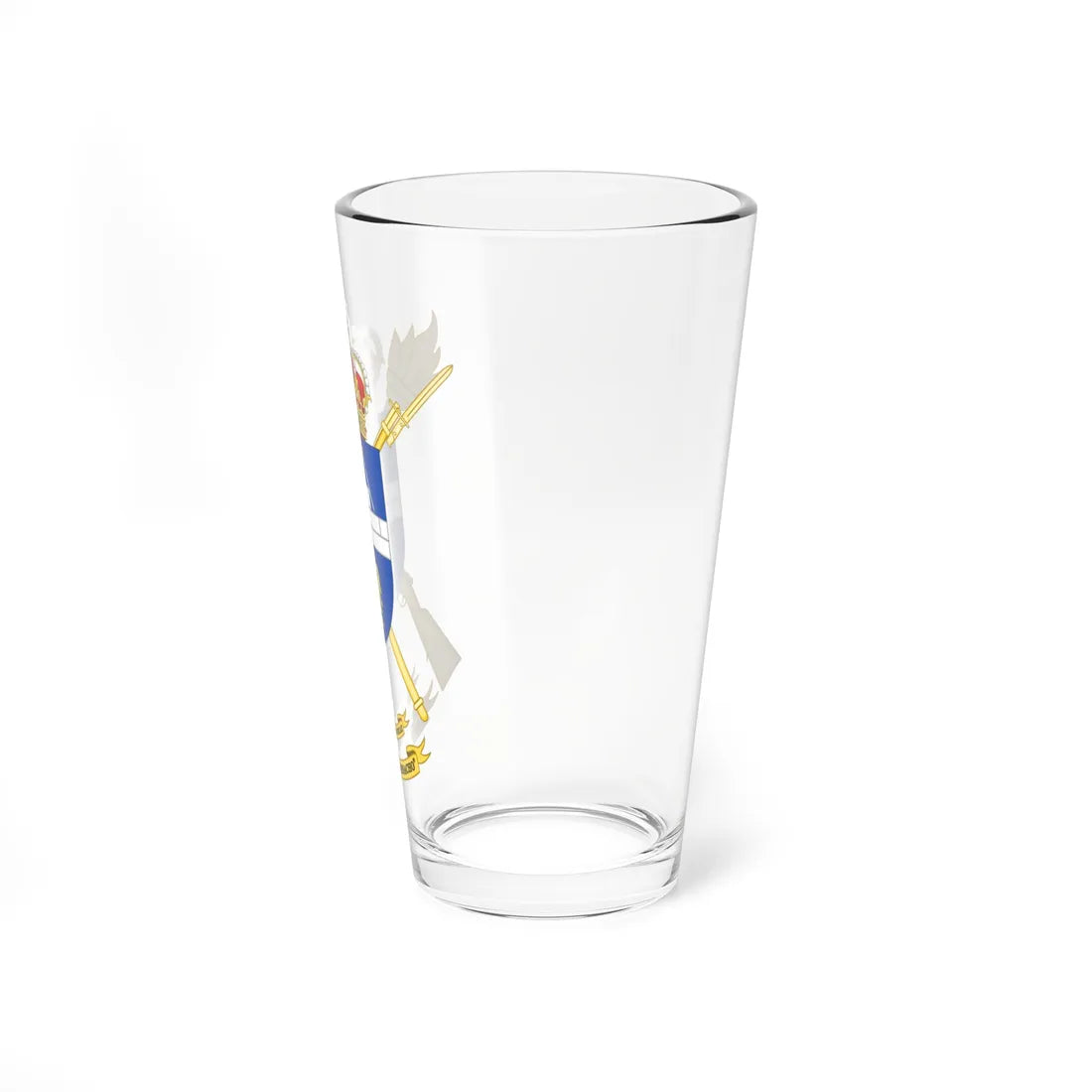 Coat of Arms of the USBA General Menacho (Spain) (Coat of Arms) Pint Glass 16oz - Go Mug Yourself