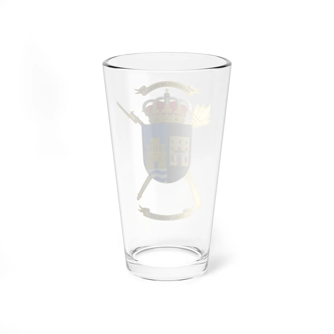 Coat of Arms of the USBA Príncipe (Spain) (Coat of Arms) Pint Glass 16oz - Go Mug Yourself