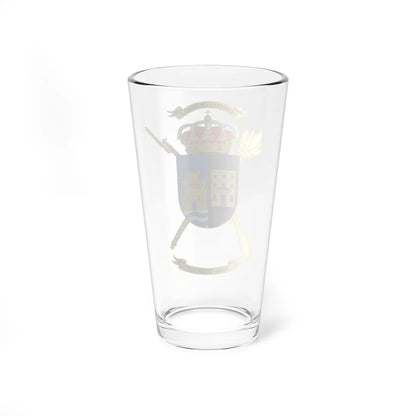 Coat of Arms of the USBA Príncipe (Spain) (Coat of Arms) Pint Glass 16oz - Go Mug Yourself