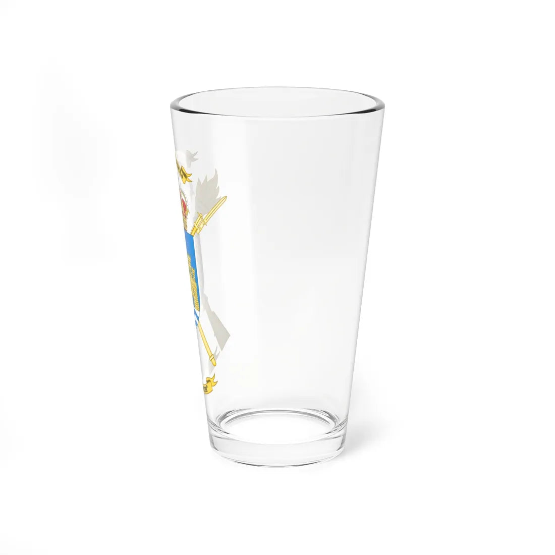Coat of Arms of the USBA Príncipe (Spain) (Coat of Arms) Pint Glass 16oz - Go Mug Yourself