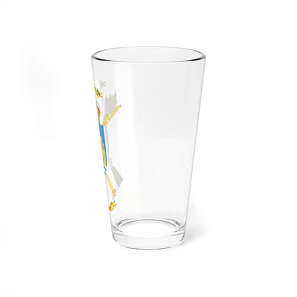 Coat of Arms of the USBA Príncipe (Spain) (Coat of Arms) Pint Glass 16oz - Go Mug Yourself