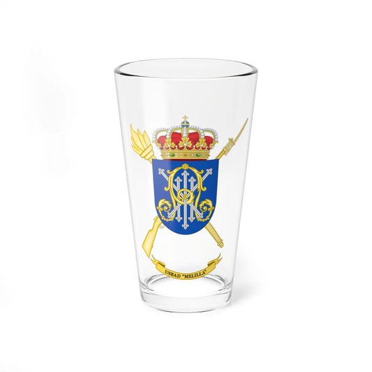 Coat of Arms of the USBAD Melilla (Spain) (Coat of Arms) Pint Glass 16oz 16oz - Go Mug Yourself