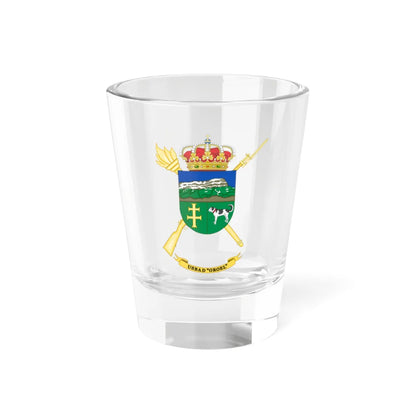 Coat of Arms of the USBAD Oroel (Spain) (Coat of Arms) Shot Glass 1.5oz 1.5oz - Go Mug Yourself