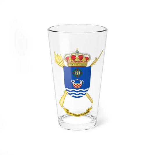 Coat of Arms of the USBAD Teniente Flomesta (Spain) (Coat of Arms) Pint Glass 16oz 16oz - Go Mug Yourself