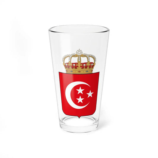 Coat of arms of the Wāli of Egypt (Algeria) (Coat of Arms) Pint Glass 16oz 16oz - Go Mug Yourself