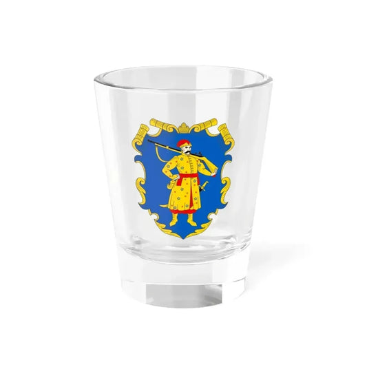 Coat of arms of the Zaporozhian Host - Shot Glass 1.5oz 1.5oz - Go Mug Yourself