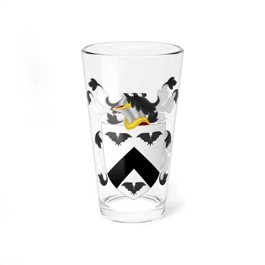 Coat of Arms of Thomas Batt (United States) (Coat of Arms) Pint Glass 16oz 16oz - Go Mug Yourself