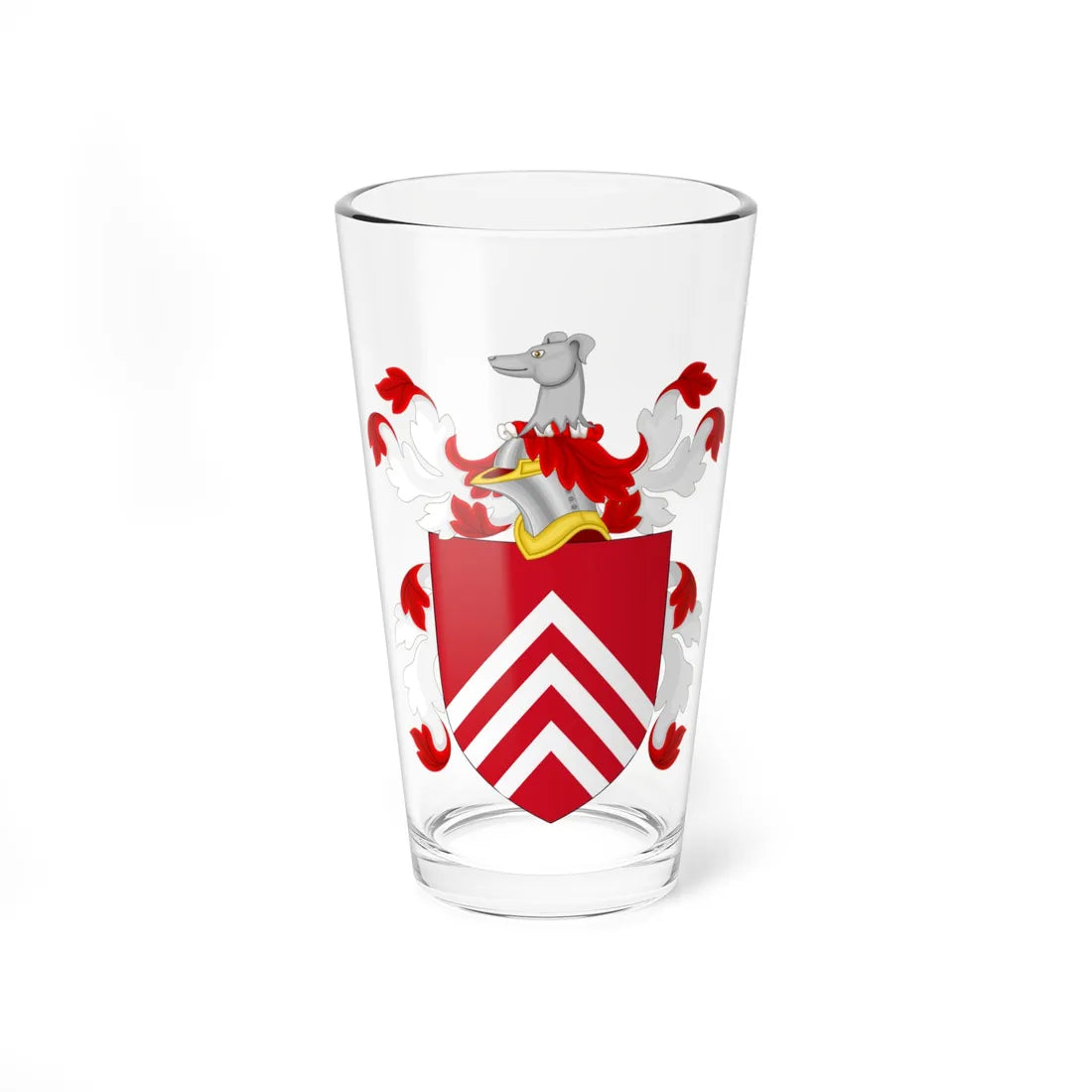 Coat of Arms of Thomas Bladen (United States) (Coat of Arms) Pint Glass 16oz 16oz - Go Mug Yourself