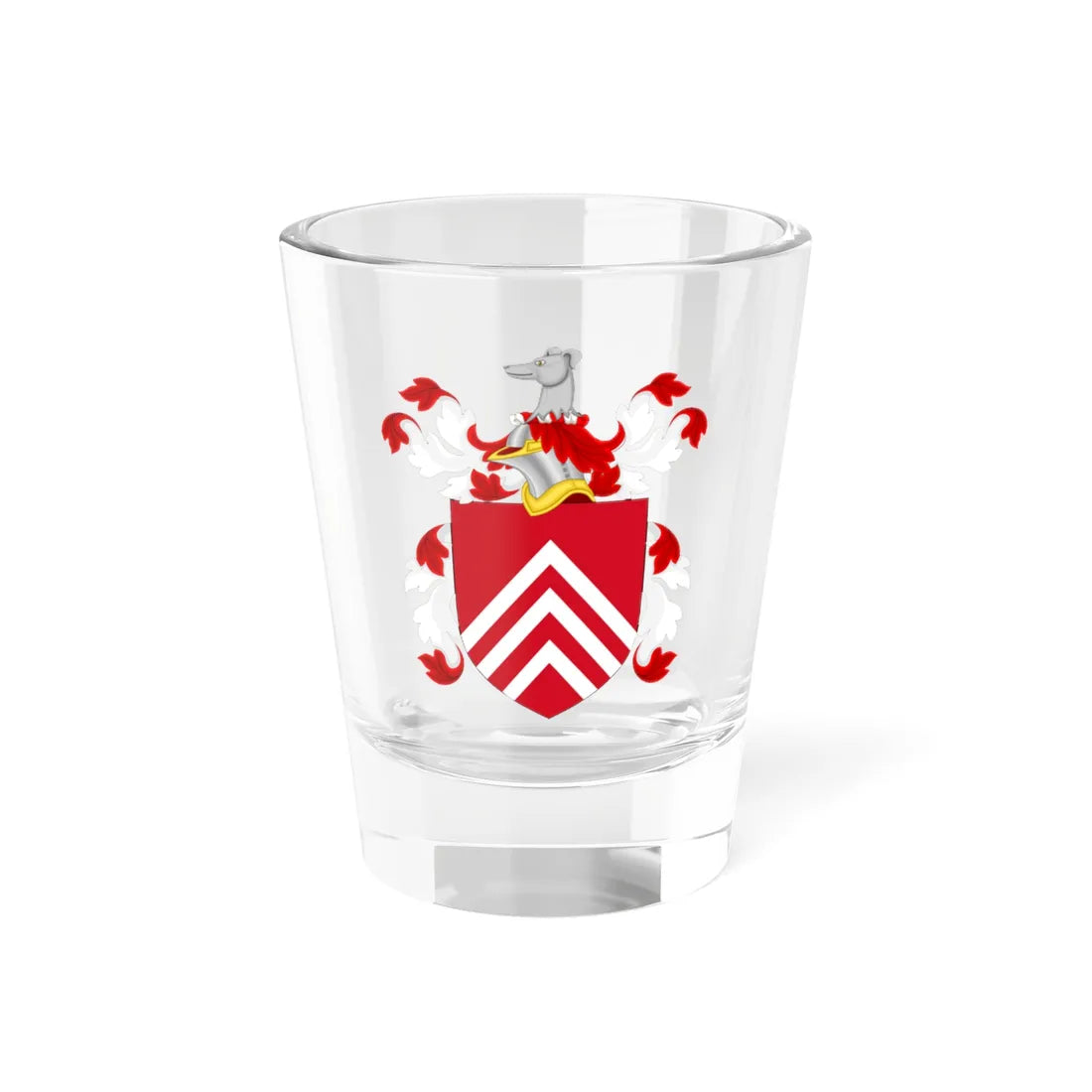 Coat of Arms of Thomas Bladen (United States) (Coat of Arms) Shot Glass 1.5oz 1.5oz - Go Mug Yourself