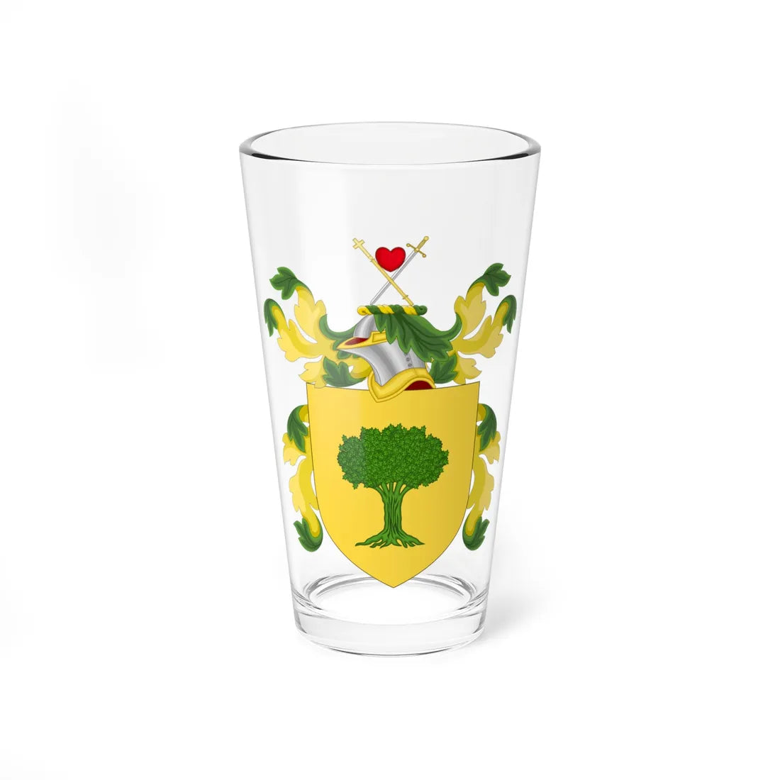 Coat of Arms of Thomas Boyle (United States) (Coat of Arms) Pint Glass 16oz 16oz - Go Mug Yourself