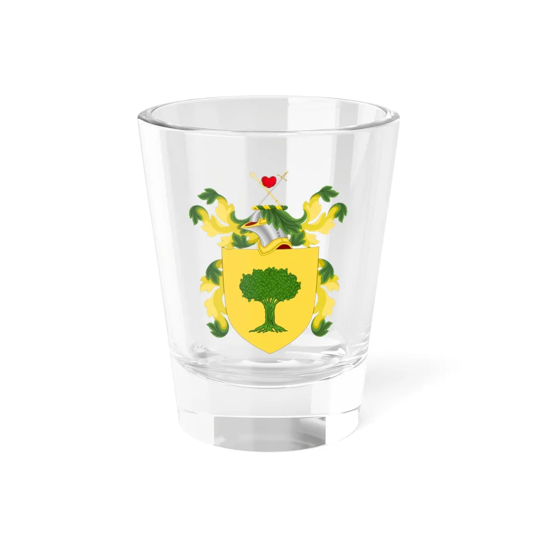 Coat of Arms of Thomas Boyle (United States) (Coat of Arms) Shot Glass 1.5oz 1.5oz - Go Mug Yourself