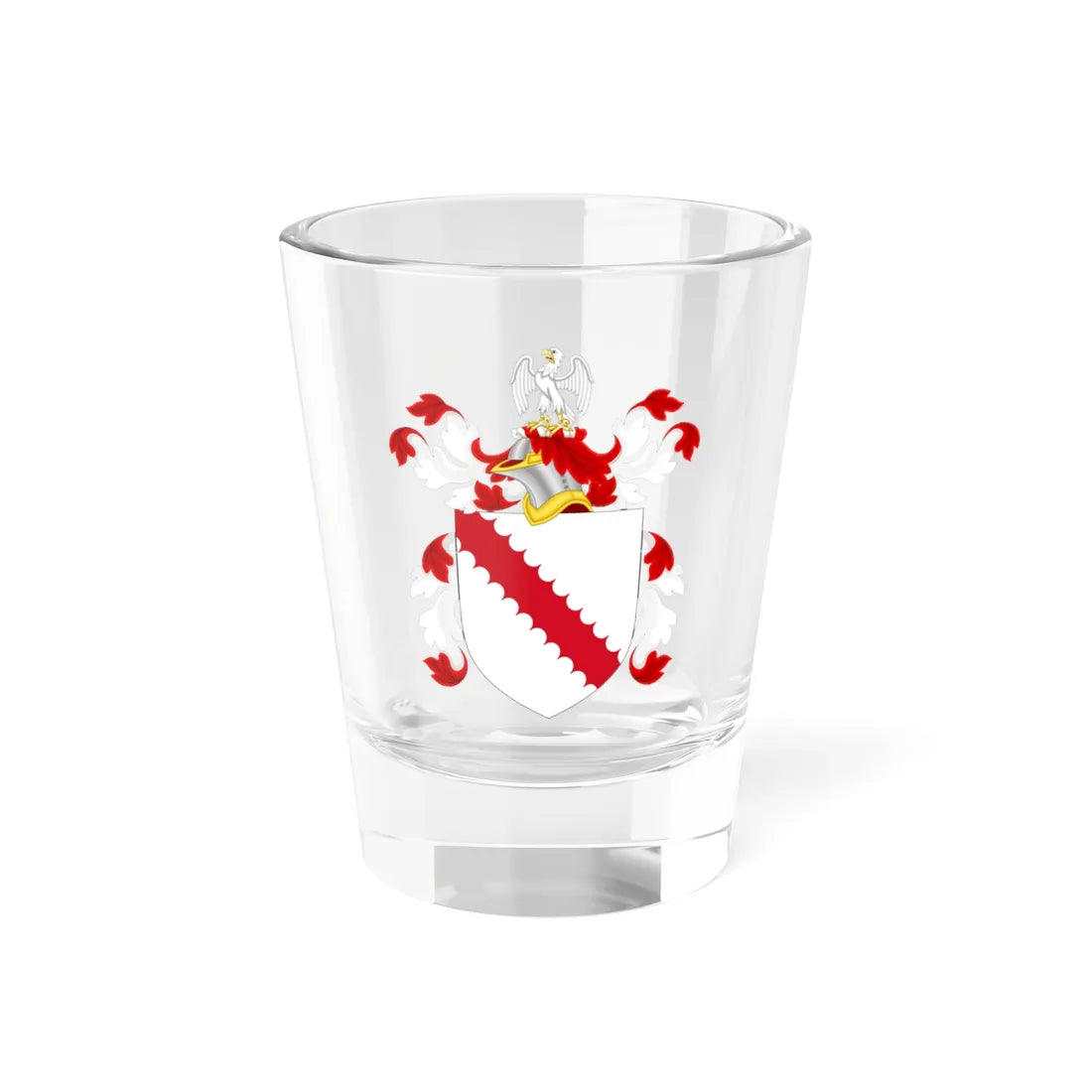 Coat of Arms of Thomas Colepeper (United States) (Coat of Arms) Shot Glass 1.5oz 1.5oz - Go Mug Yourself