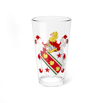 Coat of Arms of Thomas Darling (United States) (Coat of Arms) Pint Glass 16oz 16oz - Go Mug Yourself