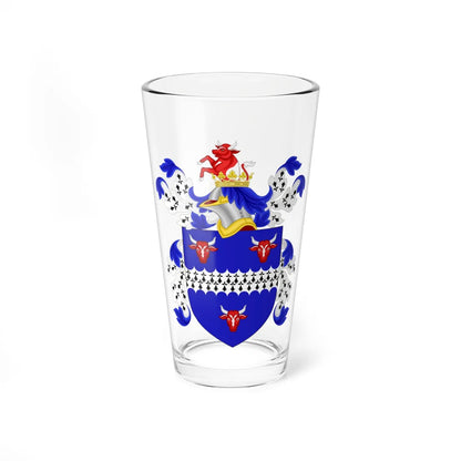 Coat of Arms of Thomas Emmet (United States) (Coat of Arms) Pint Glass 16oz 16oz - Go Mug Yourself