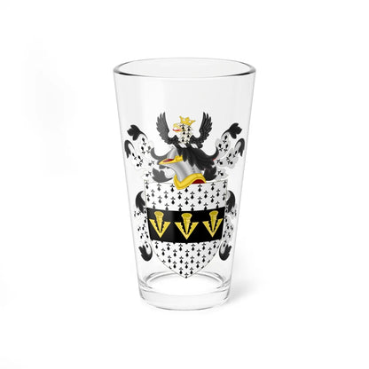 Coat of Arms of Thomas John Claggett (United States) (Coat of Arms) Pint Glass 16oz 16oz - Go Mug Yourself