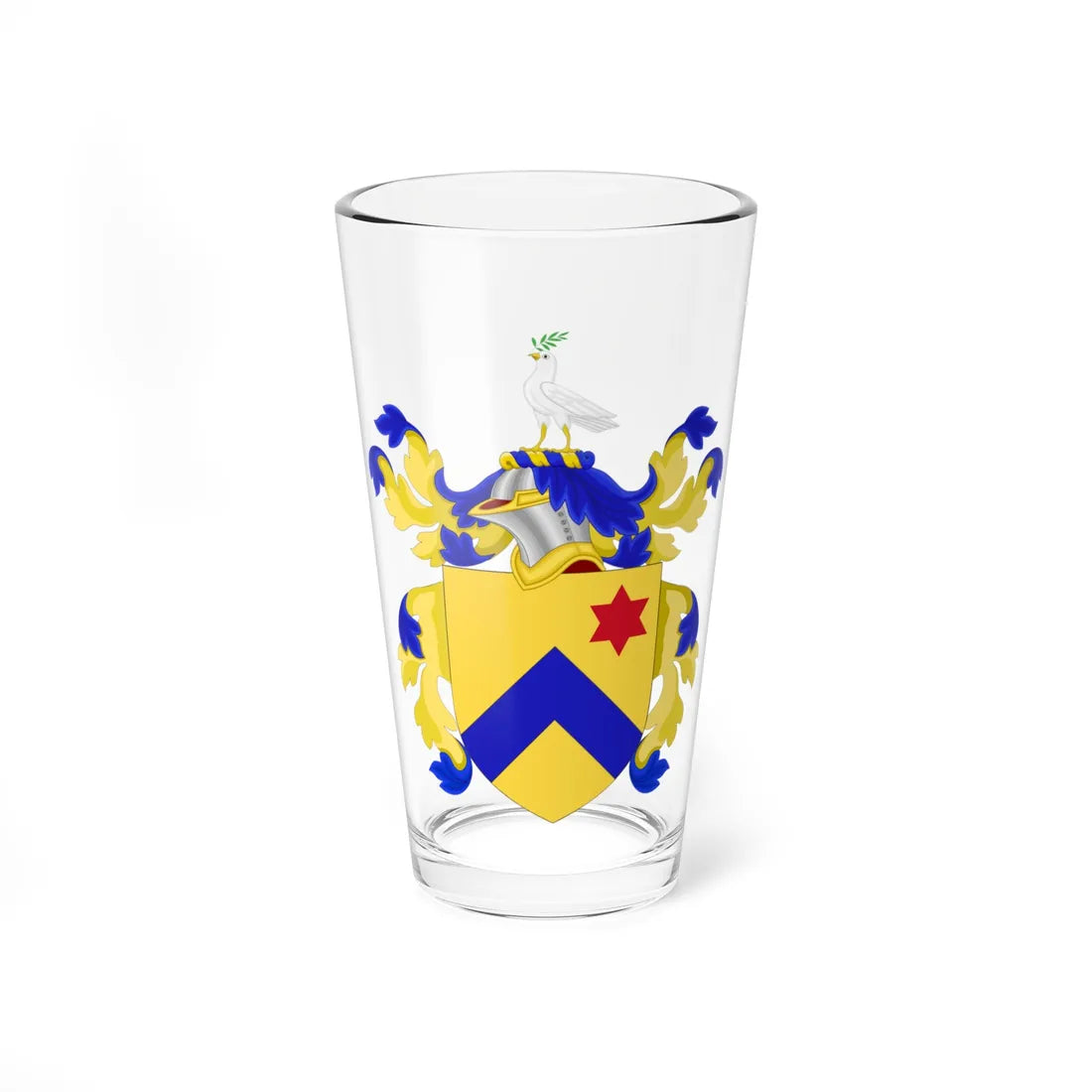 Coat of Arms of Thomas Mifflin (United States) (Coat of Arms) Pint Glass 16oz 16oz - Go Mug Yourself
