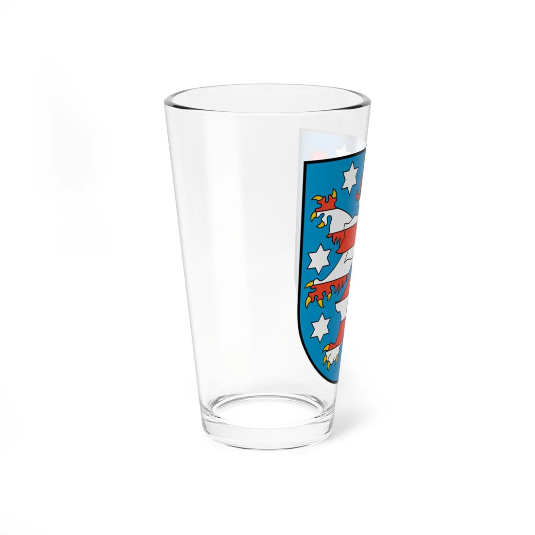 Coat of arms of Thuringia (Germany) (Coat of Arms) Pint Glass 16oz - Go Mug Yourself