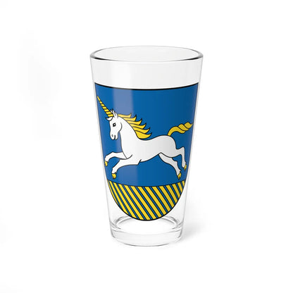 Coat of Arms of Štiavnik (Slovakia) (Coat of Arms) Pint Glass 16oz 16oz - Go Mug Yourself