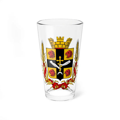 Coat of arms of Tiflis 1878 (Russia) (Coat of Arms) Pint Glass 16oz 16oz - Go Mug Yourself