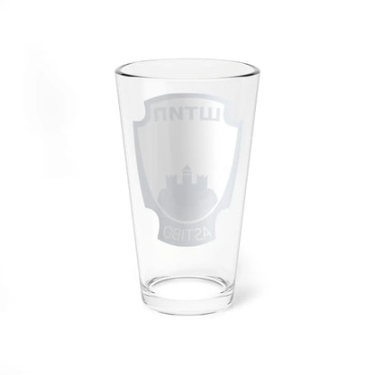Coat of arms of Štip Municipality (North Macedonia) (Coat of Arms) Pint Glass 16oz - Go Mug Yourself