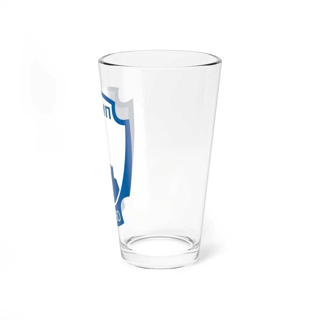 Coat of arms of Štip Municipality (North Macedonia) (Coat of Arms) Pint Glass 16oz - Go Mug Yourself