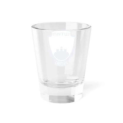 Coat of arms of Štip Municipality (North Macedonia) (Coat of Arms) Shot Glass 1.5oz - Go Mug Yourself