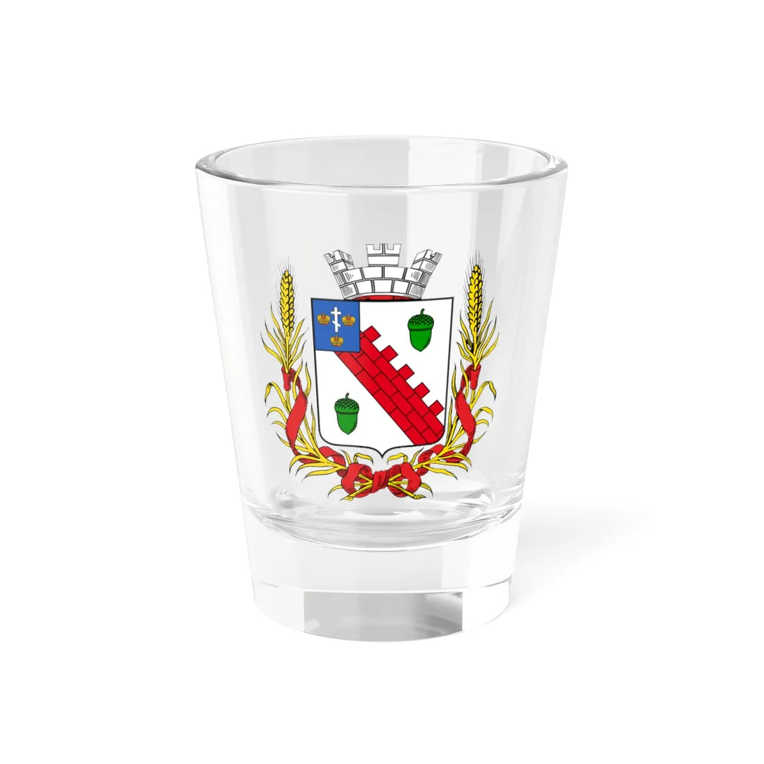 Coat of arms of Tiraspol 1868 (Russia) (Coat of Arms) Shot Glass 1.5oz 1.5oz - Go Mug Yourself