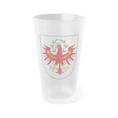 Coat of Arms of Tirol Austria - Frosted Pint Glass 16oz Default Title - Go Mug Yourself