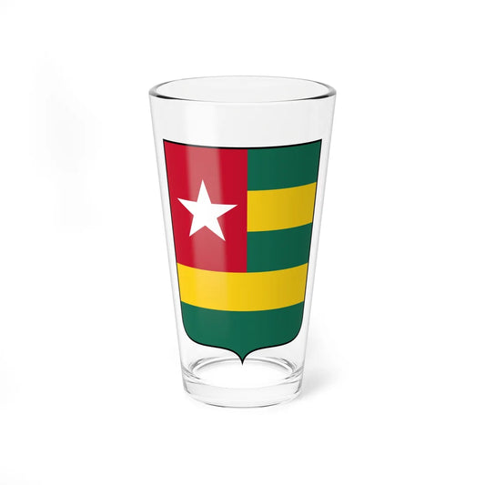 Coat of arms of Togo 1960-1962 (Togo) (Coat of Arms) Pint Glass 16oz 16oz - Go Mug Yourself