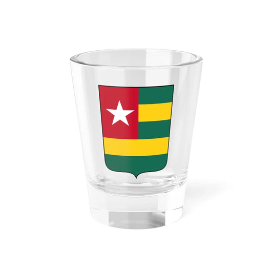 Coat of arms of Togo 1960-1962 (Togo) (Coat of Arms) Shot Glass 1.5oz 1.5oz - Go Mug Yourself