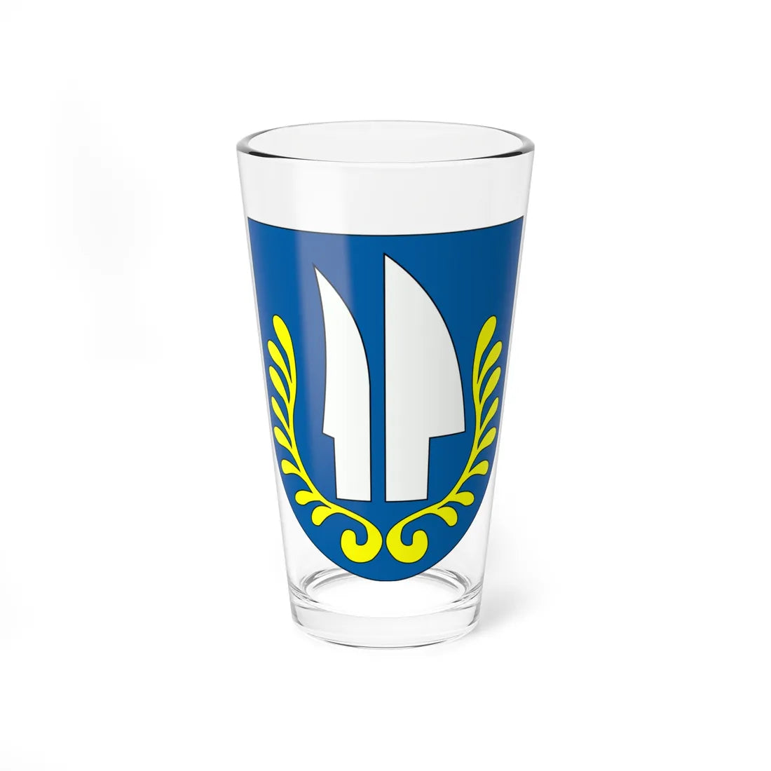 Coat of arms of Tomášovce Lučenec District (Slovakia) (Coat of Arms) Pint Glass 16oz 16oz - Go Mug Yourself