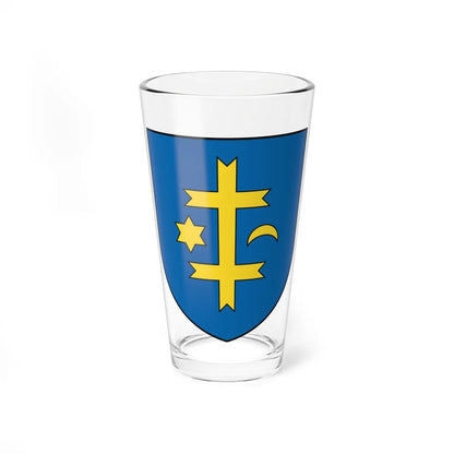 Coat of Arms of Topoľčany (Slovakia) (Coat of Arms) Pint Glass 16oz 16oz - Go Mug Yourself