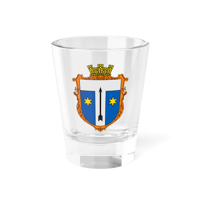 Coat of Arms of Torchynovychi (Ukraine) (Coat of Arms) Shot Glass 1.5oz 1.5oz - Go Mug Yourself