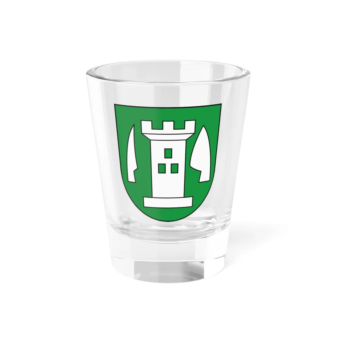 Coat of Arms of Tornaľa (Slovakia) (Coat of Arms) Shot Glass 1.5oz 1.5oz - Go Mug Yourself