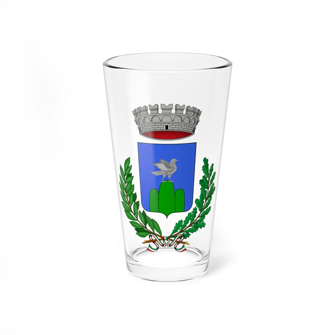 Coat of Arms of Tortoreto (Italy) (Coat of Arms) Pint Glass 16oz - Go Mug Yourself