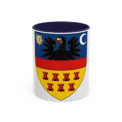 Coat of arms of Transylvania - Accent Coffee Mug 11oz Navy - Go Mug Yourself