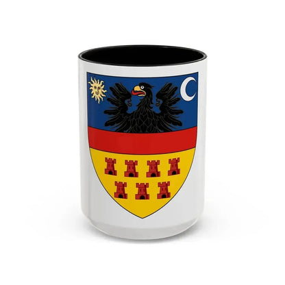 Coat of arms of Transylvania - Accent Coffee Mug 15oz Black - Go Mug Yourself